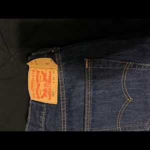 Levi’s Jeans, Men’s 501, dark denim, 34/30